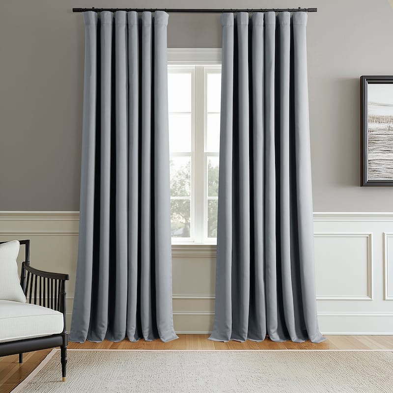 Exclusive Fabrics Room Darkening Curtains for Bedroom & Living Room Curtains - Window Drapes (2 Panels).