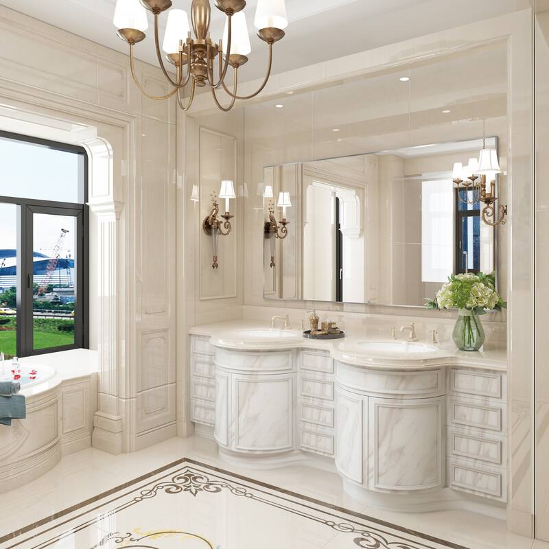 QuivaraView Wall Mounted Aluminum Frame Bathroom Vanity Mirror