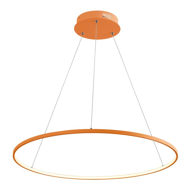 Kinsley Modern Bohemian Iron Integrated LED Pendant by JONATHAN Y