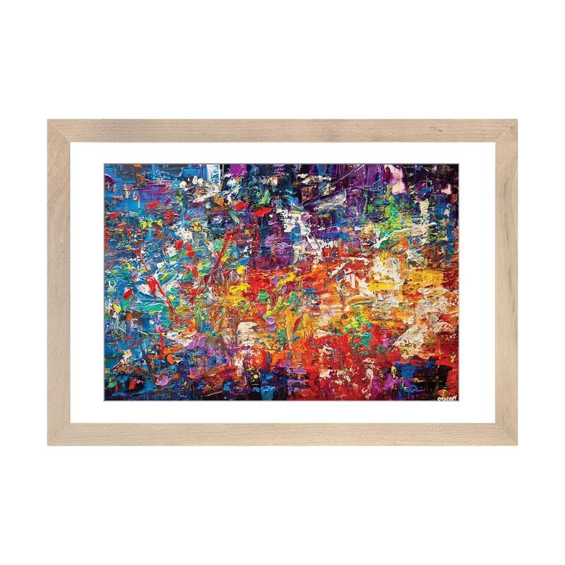 iCanvas "20 Million Things To Do" by Osnat Tzadok - Natural - 16x24x1
