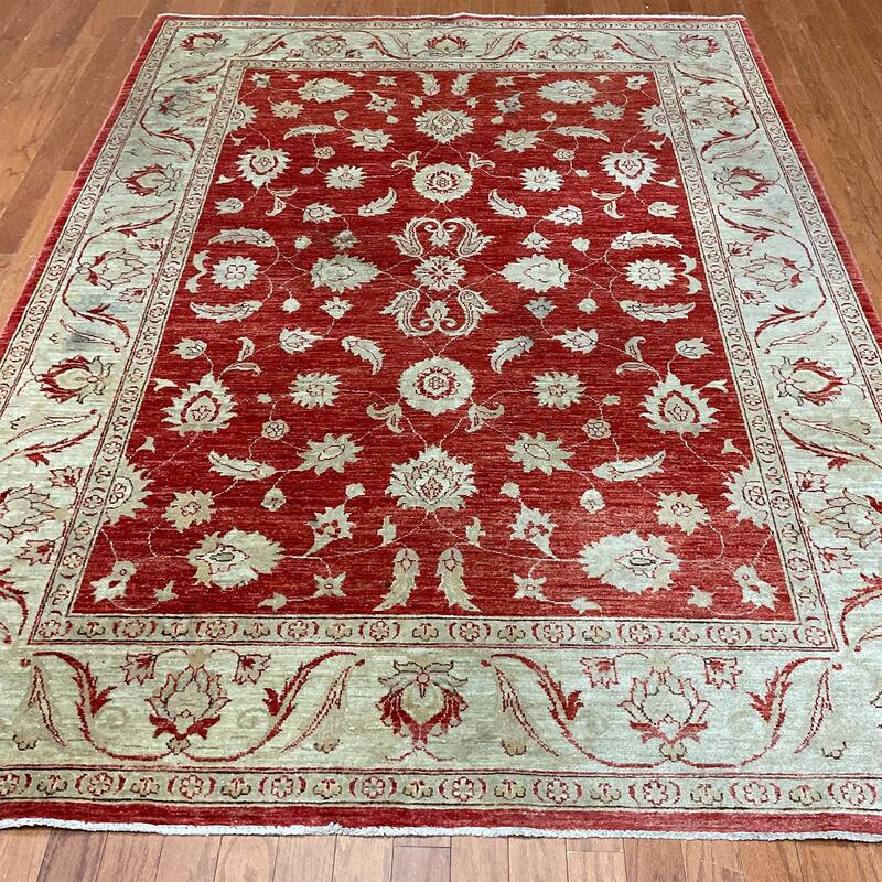 HERAT ORIENTAL Handmade Oushak Wool Rug - 5'11" x 7'11"