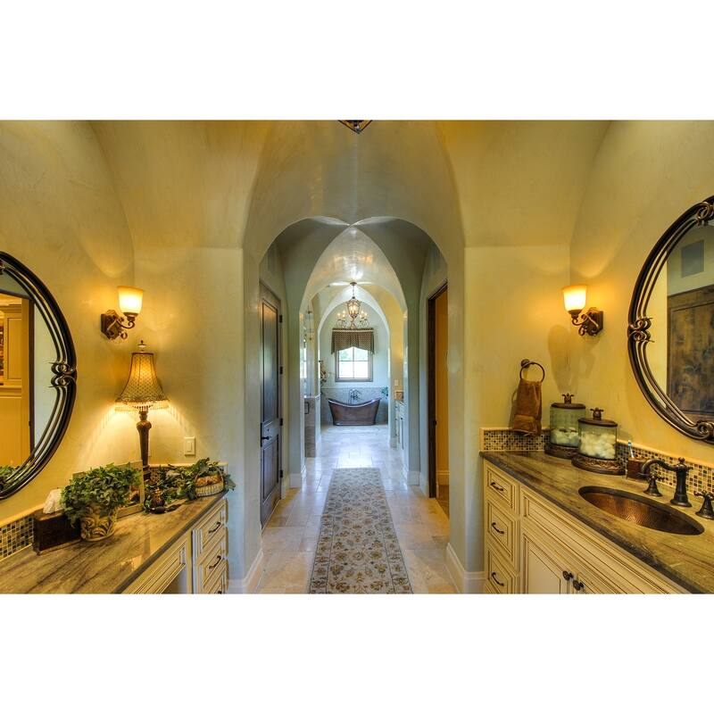 67-in Hammered Copper Double Slipper Bathtub in Oil Rubbed Bronze (BTD67DB)