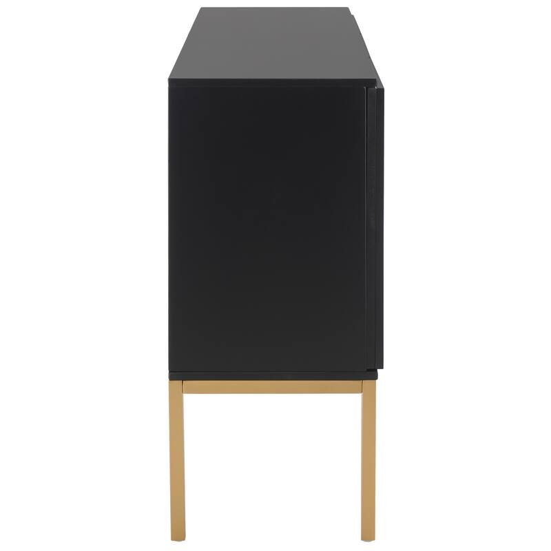 SAFAVIEH Tabetha 2-Shelf Rattan Sideboard - 54 In. W x 15 In. D x 33 In. H - 54Wx15Dx33H