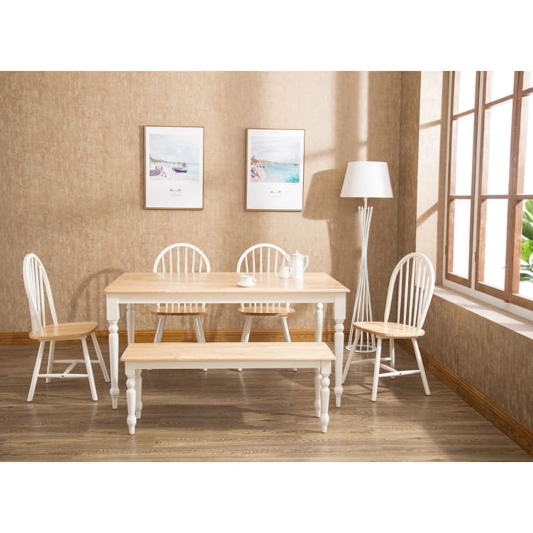 Windsor Farmhouse 6-Piece Dining Set