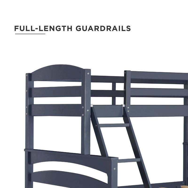 Avenue Greene Randall Kids' Twin-over-Full Wood Bunk Bed Frame