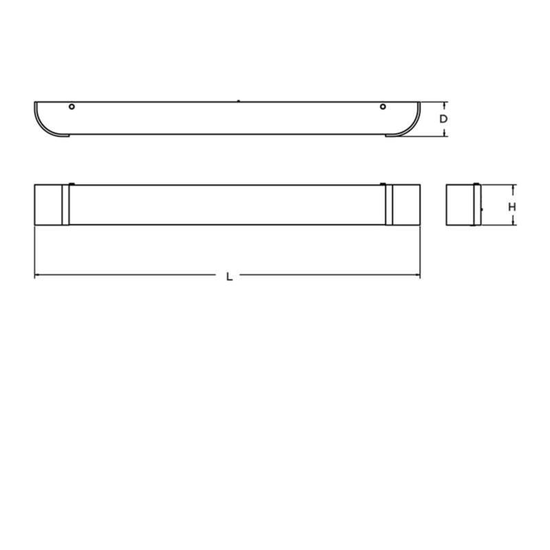 AFX ALNV400530LAJD2 Allen Single Light 42" Wide Integrated LED Bath