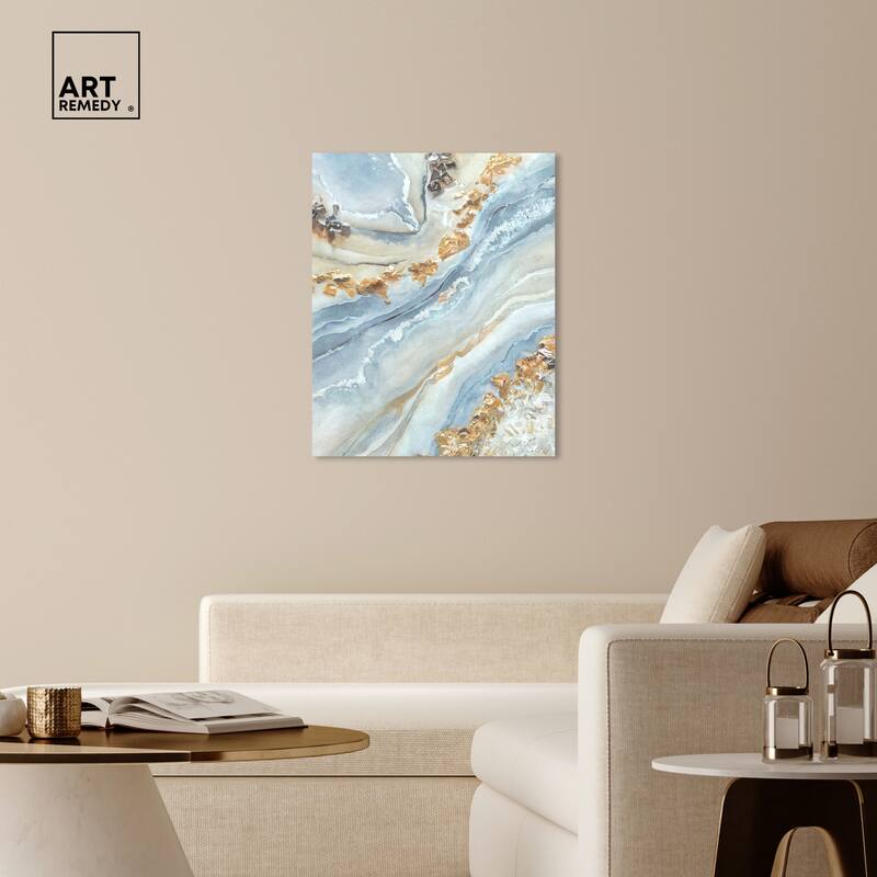 Art Remedy A Beautiful Fiction Gallery Wrapped Mineral, Agate & Geode 1 Piece Canvas Wall Art