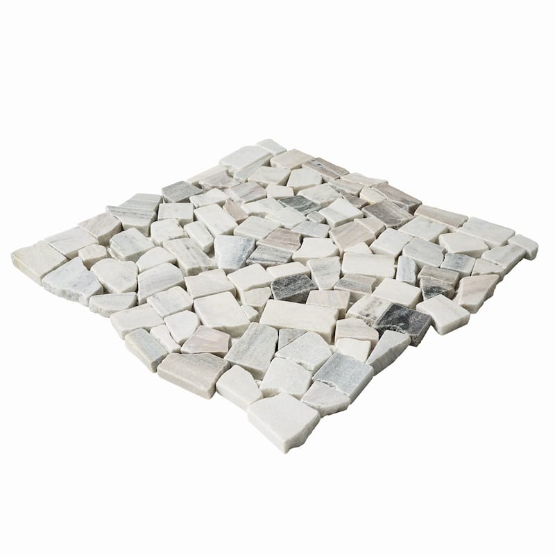 Apex Marble Puzzle Tumbled Mosaic Tile