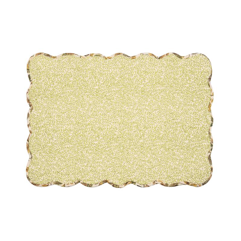 Iris Quilted Placemat Set 6