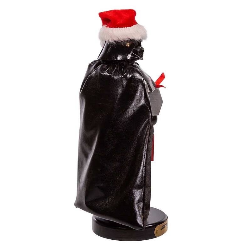 Kurt Adler 10-Inch Star Wars™ Vader With Tie Fighter Nutcracker - Black