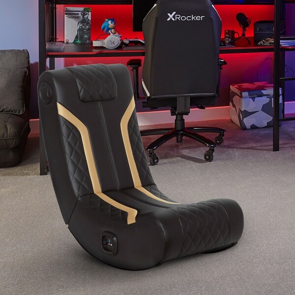 Floor gaming hotsell chair with armrest
