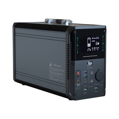 1380Wh Portable Output Power Supply Includes Solar Power Panel