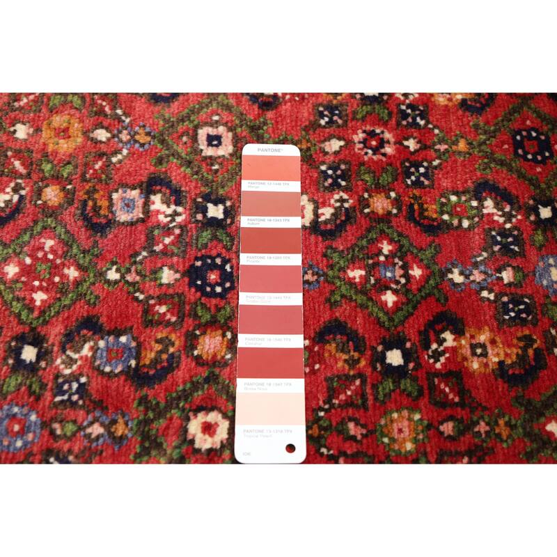 ECARPETGALLERY Hand-knotted Andelz Red Wool Rug - 2'9 x 9'4