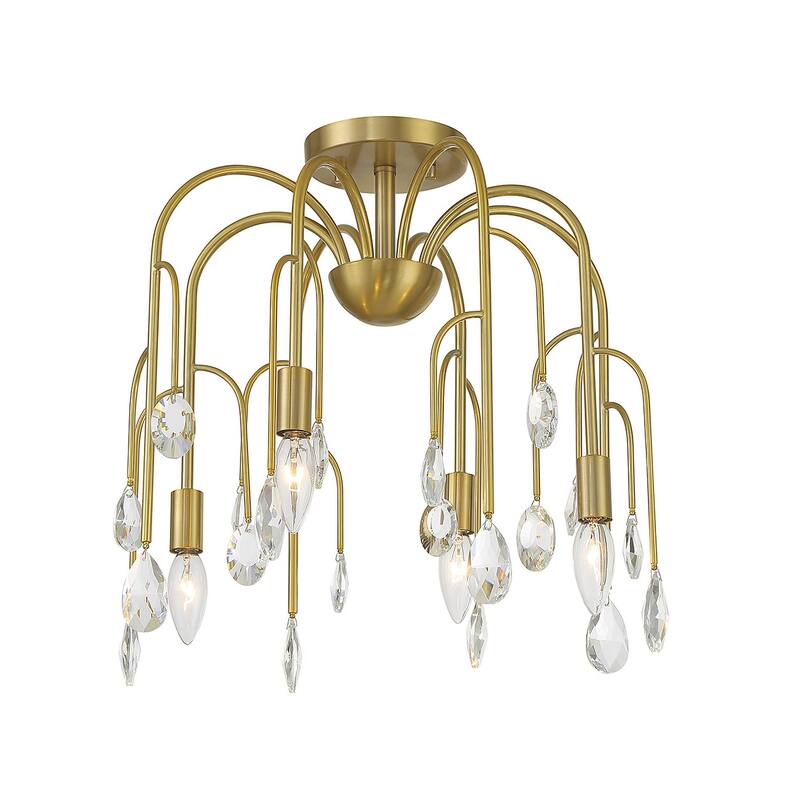 Savoy House 6-6684-4 Anholt 4 Light 17" Wide Semi-flush Ceiling