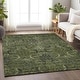 preview thumbnail 18 of 135, Machine Washable Indoor/ Outdoor Boho Traditional Chantille Rug Olive - 10' x 14'