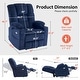 preview thumbnail 27 of 38, MCombo Large Dual Motor Power Lift Recliner Chair with Massage and Dual Heating for Big and Tall Elderly People, Fabric 7634