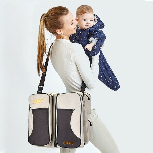 2 in 1 Baby Diaper Bag Backpack for Infant Travel - S - Bed Bath