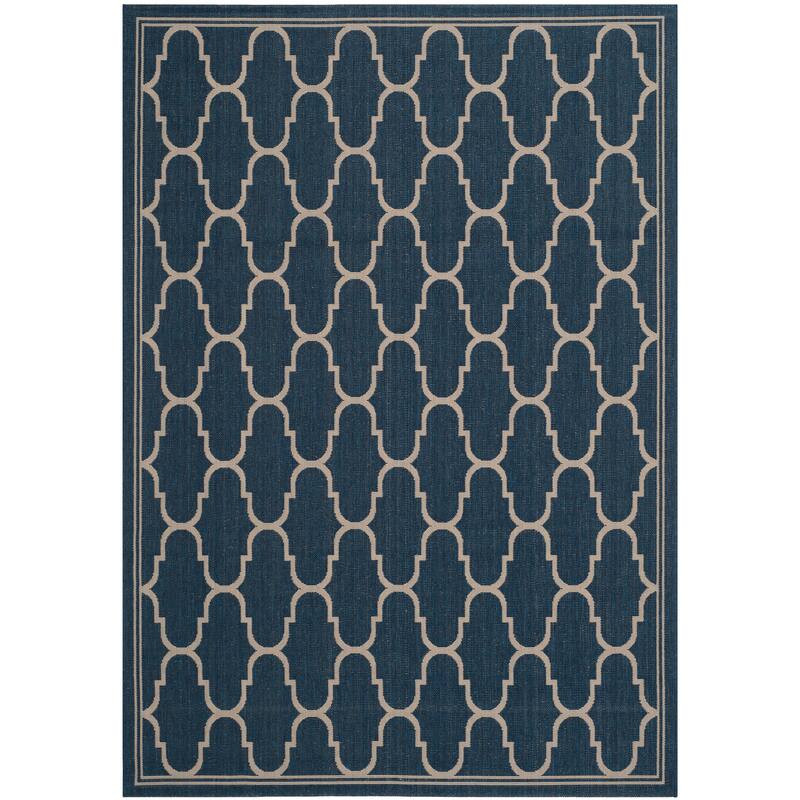 SAFAVIEH Courtyard Sufia Waterproof Trellis Backyard Patio Rug