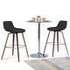 preview thumbnail 22 of 147, WYNDENHALL Cacey Mid Century Modern Bentwood Counter Height Stool (Set of 2) - 20.7'' x 21.1'' x 36.6 Black