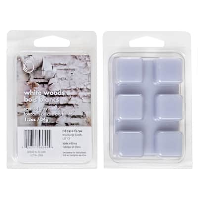 6Pk Scented Wax Melts White Woods - Set of 4