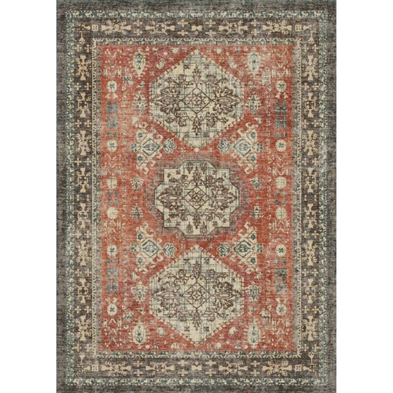 Mcow EverEase Collection Low Pile Machine Washable Non-Slip Area Rug - 8'X10'