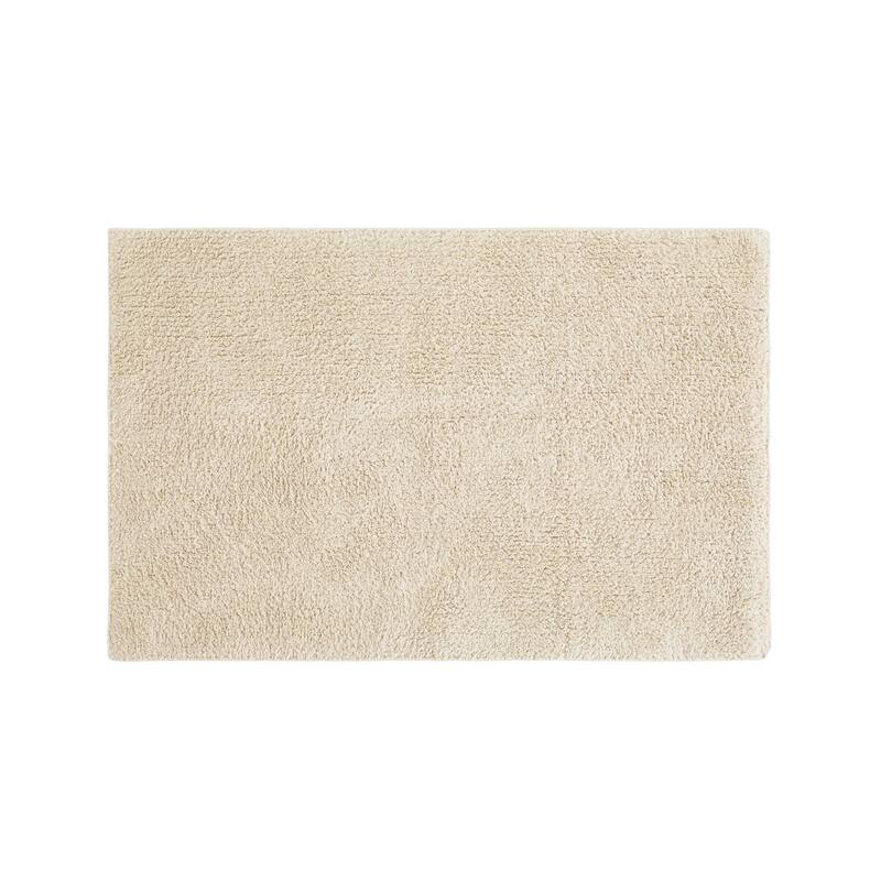 Becky Cameron 100% Cotton Reversible Solid Bath Mat