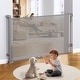 preview thumbnail 9 of 34, REYDELUZ Retractable Baby Gates Extra Wide, for Large Openings Stairs Doorways Hallway Indoor Outdoor 72''-Grey