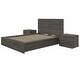 preview thumbnail 31 of 38, James 4-Piece Bedroom Set with Bed, Headboard, and 2 Nightstands
