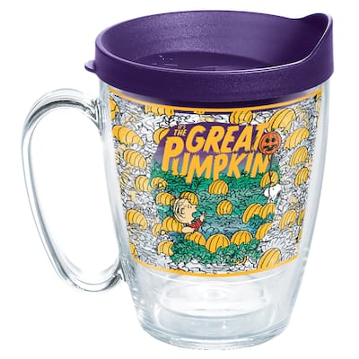 Tervis Peanuts Halloween Great Pumpkin Made in USA Double Walled Insulated Travel Tumbler, Classic - 16oz Mug