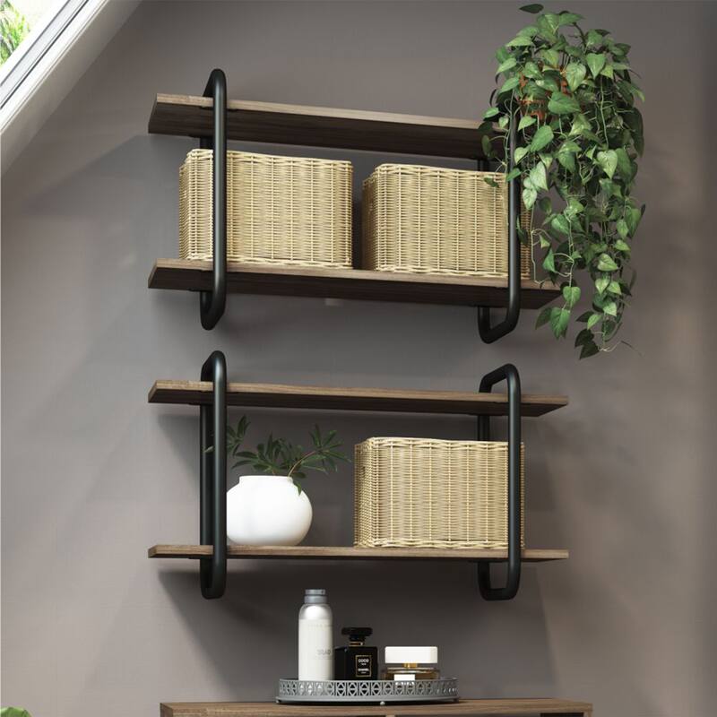 Modern Geometric Floating Wall Shelves On Sale Bed Bath & Beyond