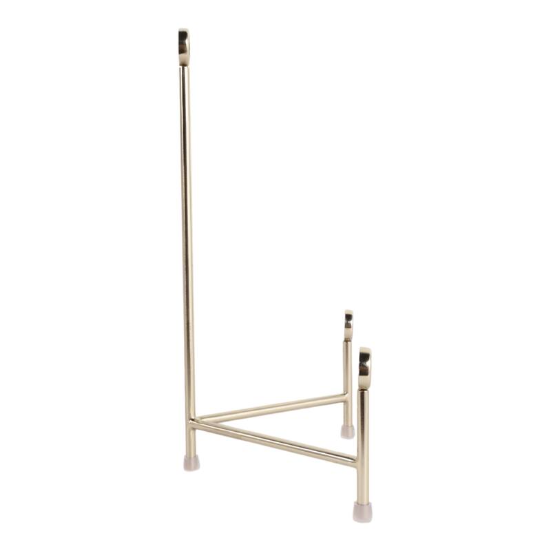 Stylish Metal and Acrylic Easel Stand Decorative Object