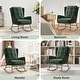 preview thumbnail 21 of 54, HOMYKA 25.2” Wide Rocking Chair with Button Accents for Nurseries