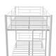 preview thumbnail 17 of 18, Sturdy Metal Twin Bunk Bed, Noise Reduced with Safety Guardrail
