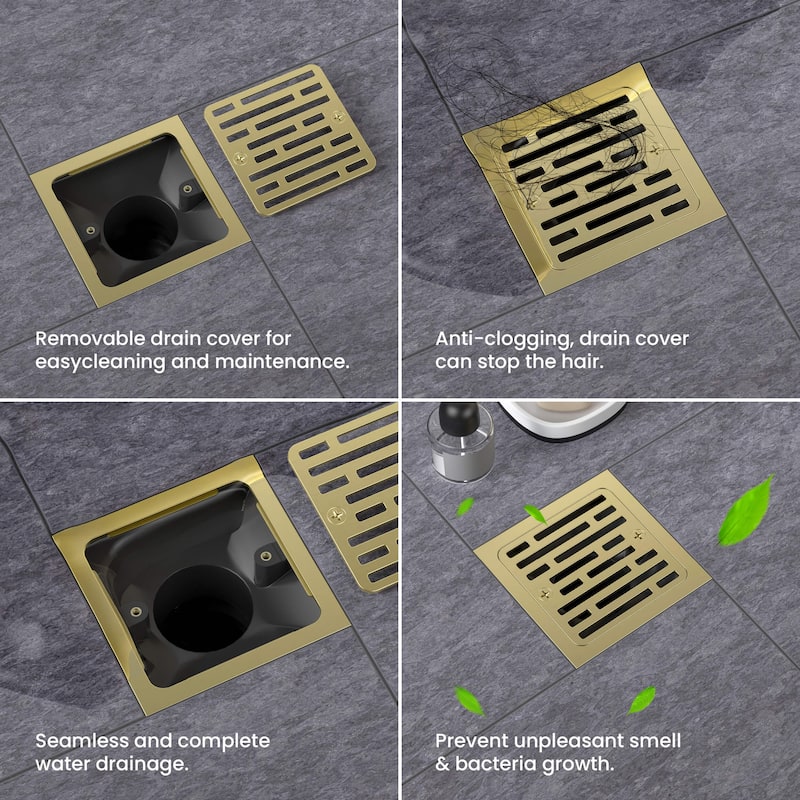 4-inch Tile-In Shower Drain