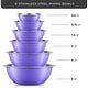 preview thumbnail 9 of 19, JoyJolt Stainless Steel Food Kitchen Mixing Bowl - Set of 6 - .5QT .75QT 1.5 QT 3QT 4QT 5QT