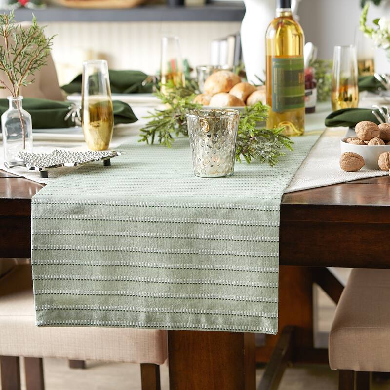 Sprig Dobby Stripe Table Runner