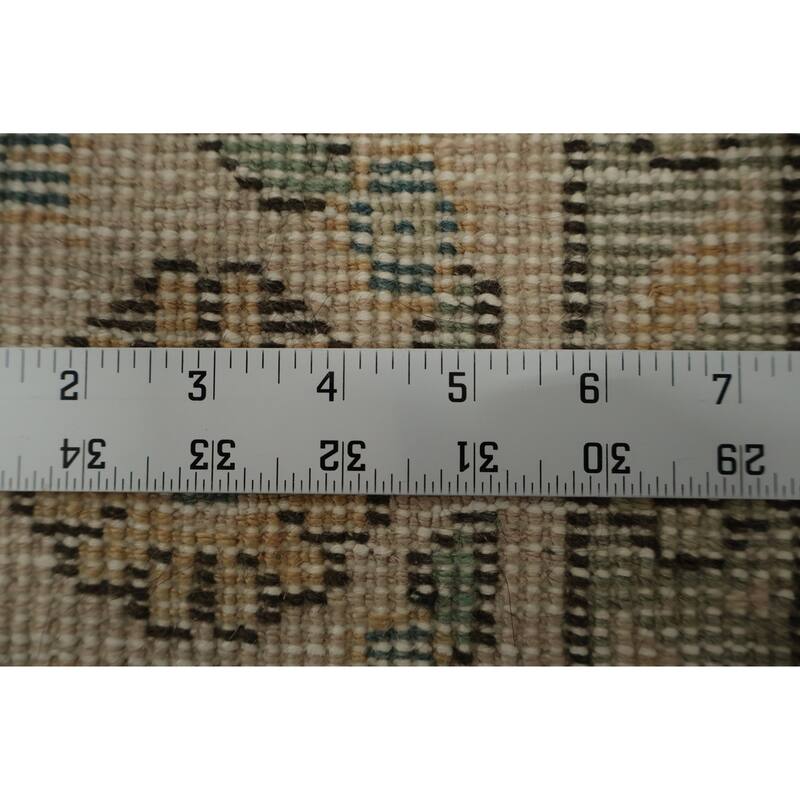 Hand Knotted Oriental 100% Wool Carpet Transitional Floral Oranges & Rust Anatolian Area Rug - 6' 10'' X 3' 8''