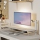 preview thumbnail 31 of 33, Fenge Acrylic Monitor Stand Riser, 42.5 Inches Dual Monitor Stand