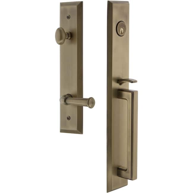 Grandeur Fifth Avenue Solid Brass Rose Right Handed Dummy "D" Grip