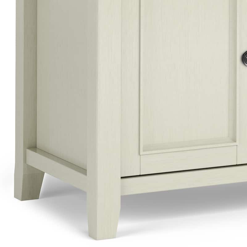 WYNDENHALL Halifax 54 inch Wide Solid Wood Transitional TV Stand - 54'' W x 18.9'' D x 31.9'' H