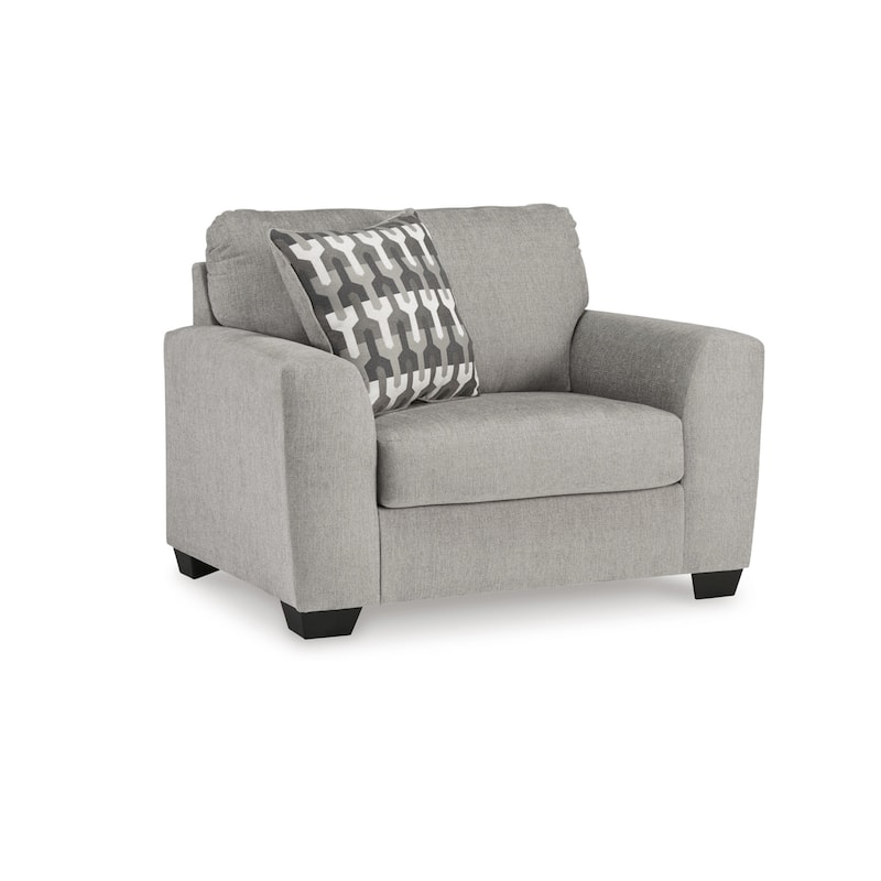 Signature Design by Ashley Avenal Park Gray Oversized Chair - 52"W x 40"D x 40"H