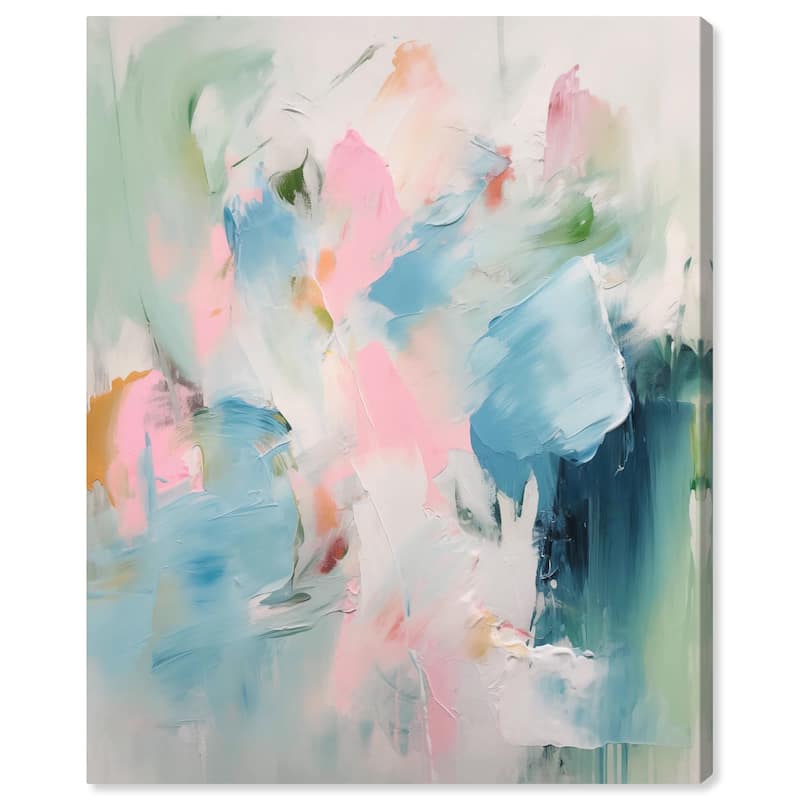 Neon Breeze I Canvas by Art Remedy, Gallery Wrapped - 24" x 30"