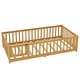 preview thumbnail 56 of 159, Wood Floor Bed with Safety Guardrails and Door