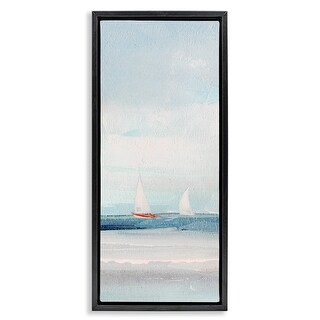 Stupell Sailboat Pair Floating Framed Floater Canvas Wall Art Design By ...