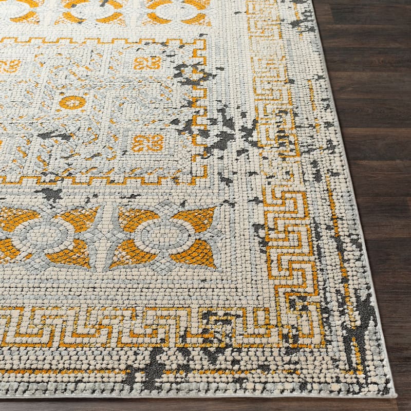 Livabliss Padua Distressed Mosaic Area Rug