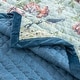 preview thumbnail 5 of 4, Greenland Home Fashions Pavona Enchanted Garden Quilt Set with Velvet Borders