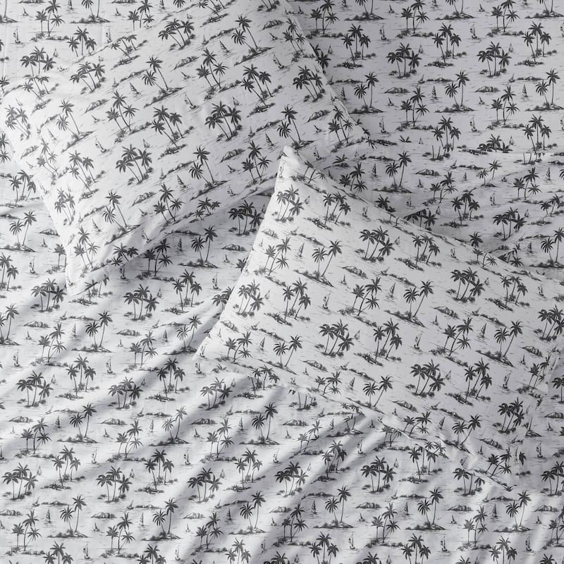 Madison Park Essentials 200 Thread Count Printed Cotton Sheet Set