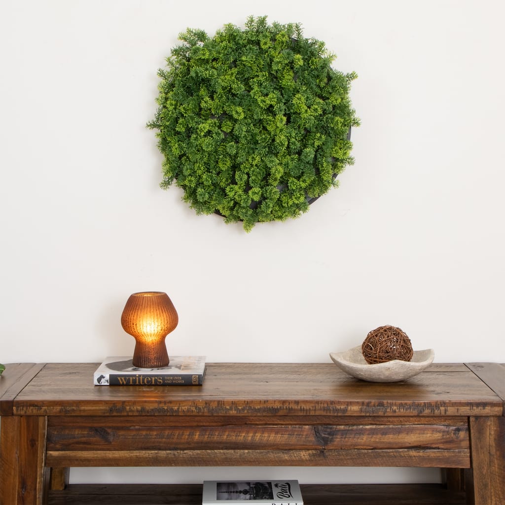Irish Meadow Artificial Framed Living Wall Panel - 20" - Green