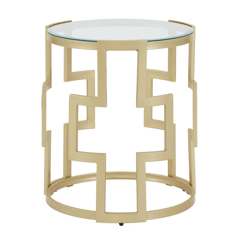 Spumante 23" Tall Glass End Table by iNSPIRE Q Bold