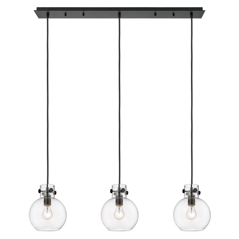 Innovations Lighting Newton Sphere - 3 Light 8" Cord Hung Linear Pendant